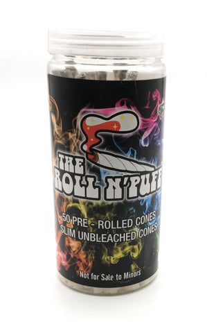 The Rollnpuff Slim Cones- Unbleached King Size