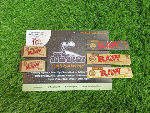 RAW ROLLING PAPER COMBO | ROLL N PUFF