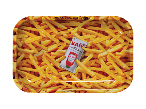 RAW FRENCH FRIES ROLLING TRAY-SMALL