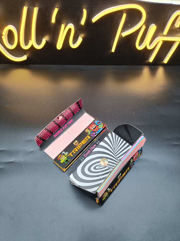 Fipper Tips Triper Flipper Rolling Paper Pack With Tips – THE ROLL N' PUFF
