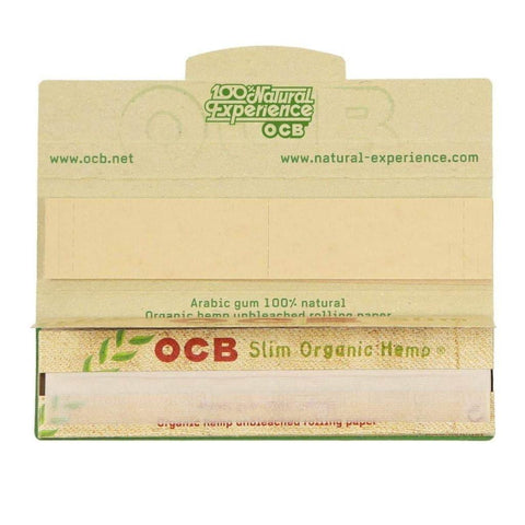 Ocb Slim Organic Hemp Paper with tips