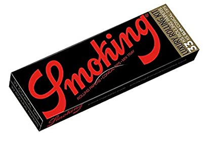 SMOKING KING SIZE DELUXE LUXURY ROLLING PAPER KIT - 33 SHEETS & 33