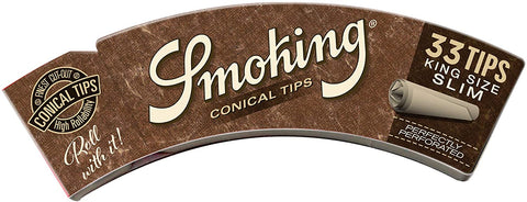 Smoking Conical Tips-Brown