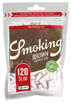 Smoking Brown Slim Biodegradable Filters-120pcs