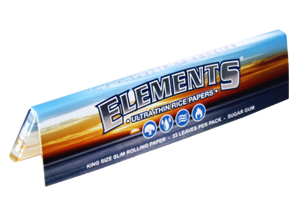 ELEMENTS KING SIZE ROLLING PAPER (32 LEAVES)