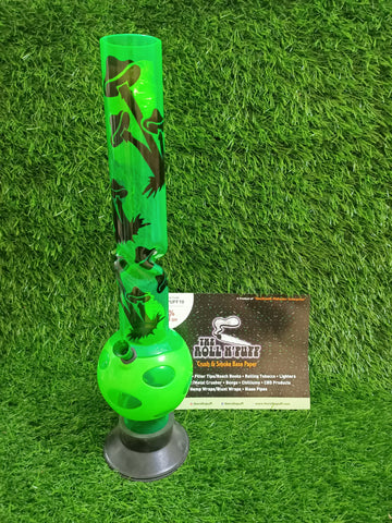 Mushroom Design Percolator Acrylic Bong (16 inch)