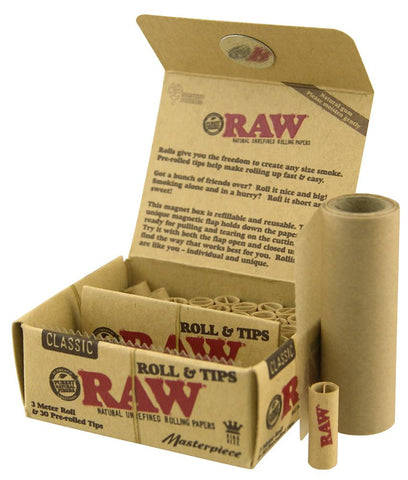 RAW CLASSIC MASTERPIECE-ROLL & TIPS