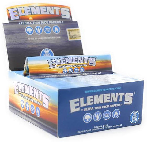 ELEMENTS RICE PAPERS (PACK OF 50 UNITS)