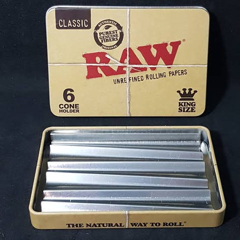 Raw Metal 6 Cones Holder Case