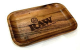RAW-WOODEN ROLLING TRAY